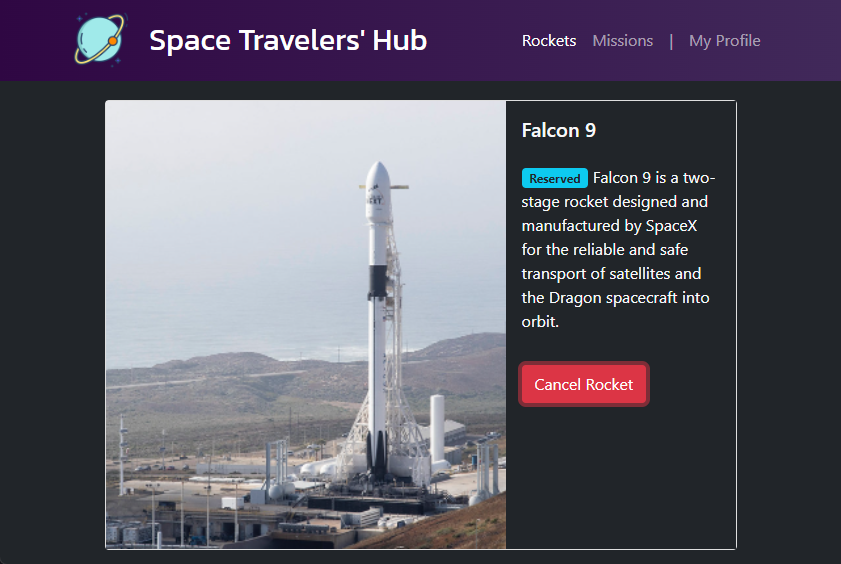 Space Travelers' Hub snapshot