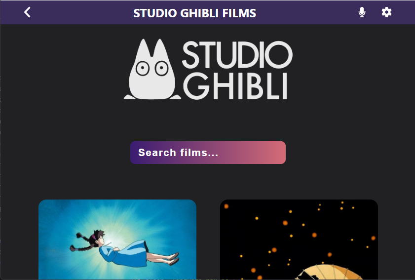 Studio Ghibli snapshot